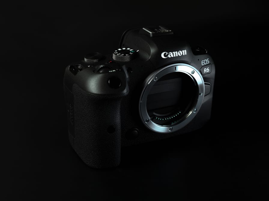 Canon EOS R6 body, 42k shutter — with two batteries