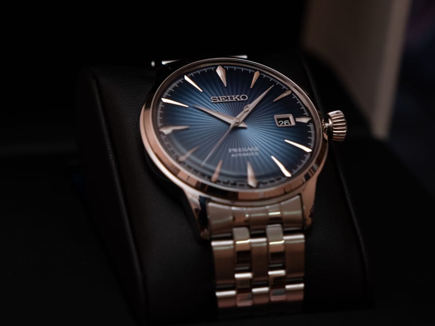 Seiko 5 automatic, SNK809 — serviced, new strap
